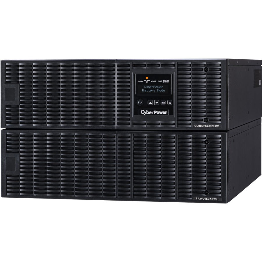 CyberPower OL10000RT3UPDU 10 KVA UPS en ligne 6U Bypass de maintenance HW-I/O 200-240 V RT 3 ans de garantie OL10000RT3UPDU