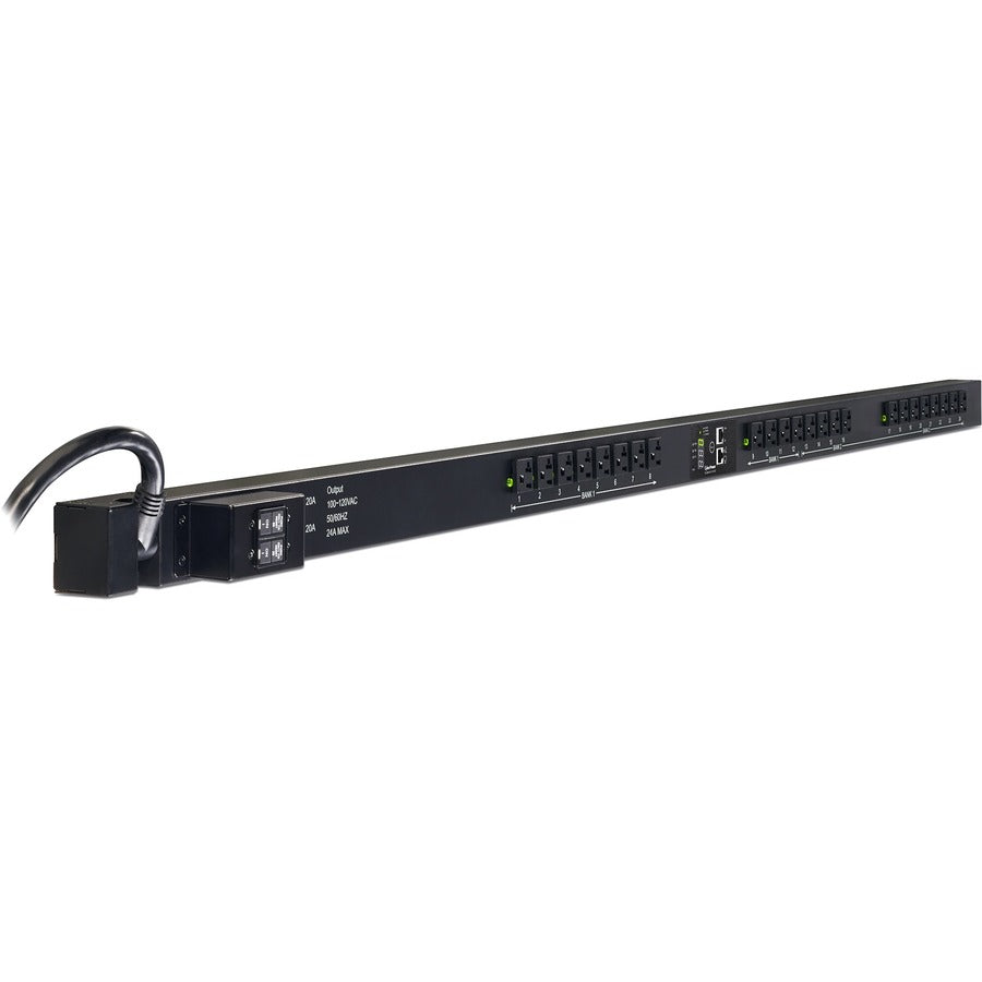 CyberPower PDU commuté RM 0U PDU30SWVT24FNET 30A 120V 24 prises PDU30SWVT24FNET