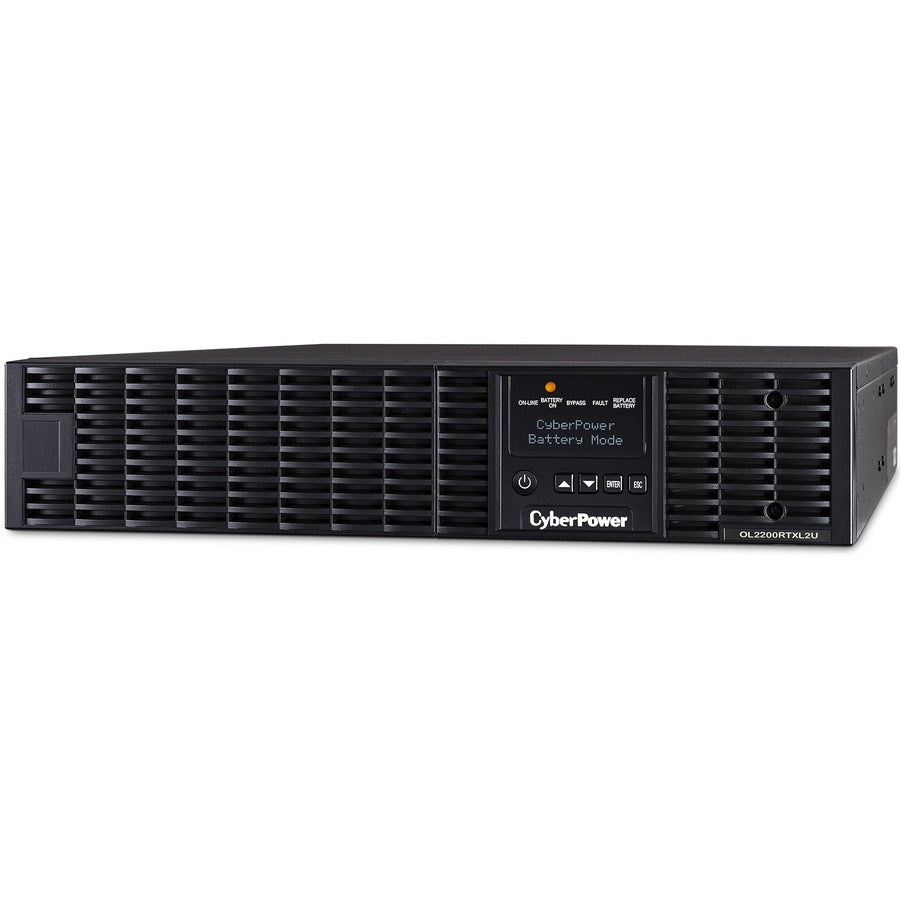 CyberPower UPS Systems OL2200RTXL2UN Application intelligente en ligne - Capacité : 2 200 VA / 1 800 W OL2200RTXL2UN