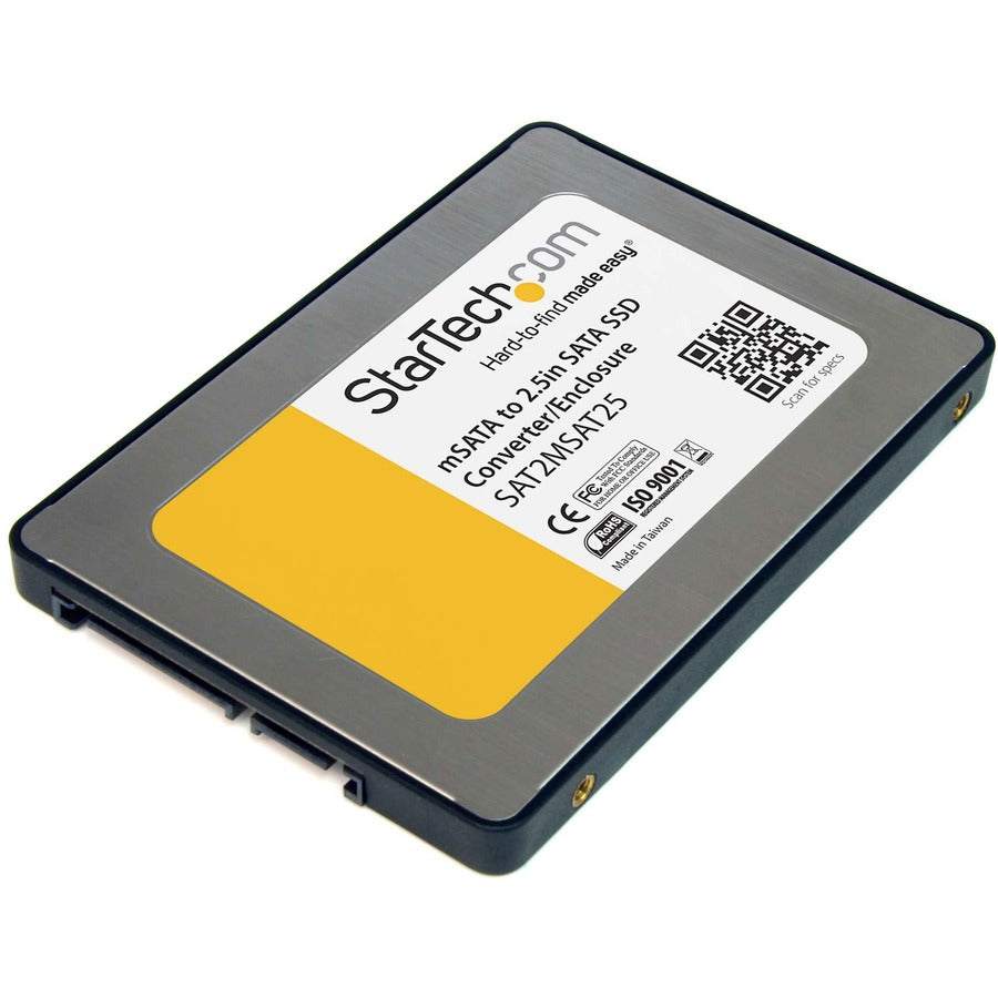 StarTech.com Boîtier adaptateur SATA vers Mini SATA SSD 2,5 pouces SAT2MSAT25