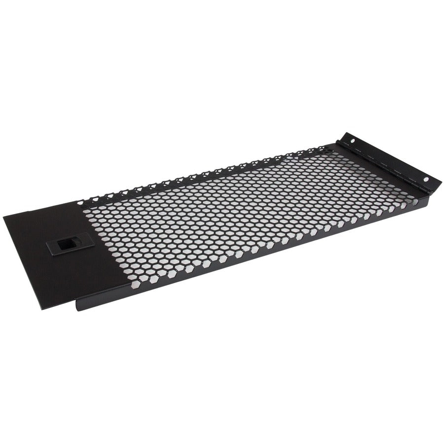 StarTech.com Blanking Panel - 4U - Vented - Hinged Rack Panel - 19in - TAA Compliant - Tool-less Installation - Filler Panel RKPNLHV4U