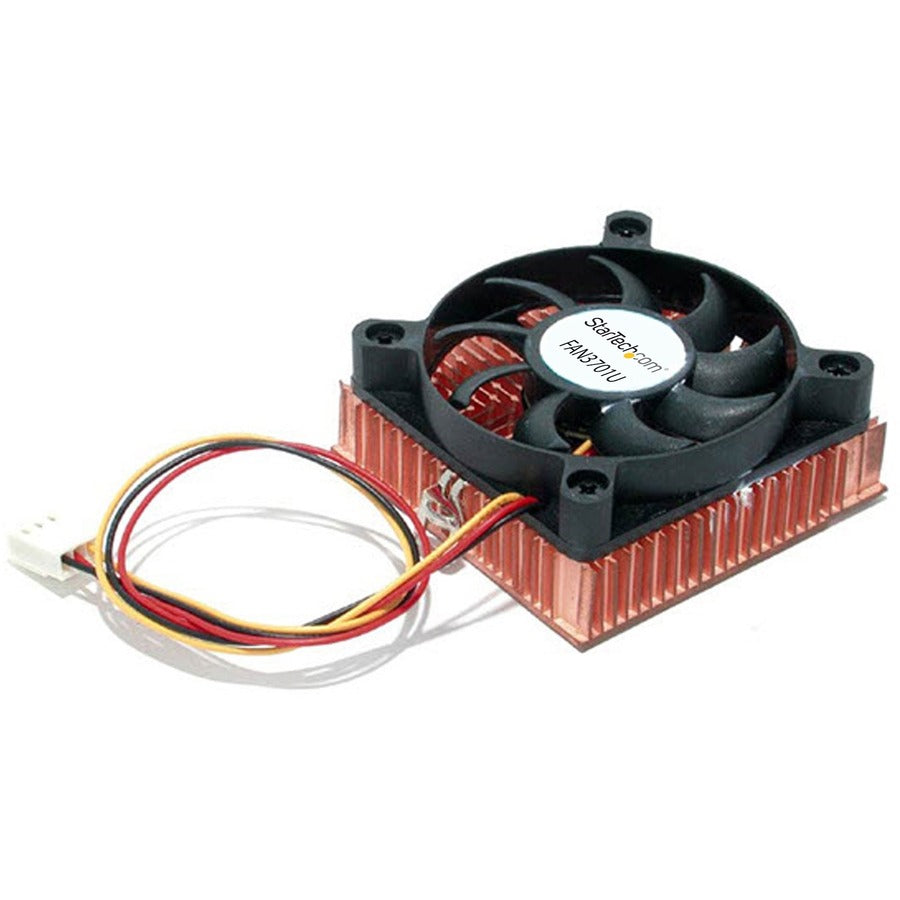 StarTech.com Ventilateur de refroidissement de processeur 1U 60 x 10 mm Socket 7/370 avec dissipateur thermique en cuivre et TX3 FAN3701U