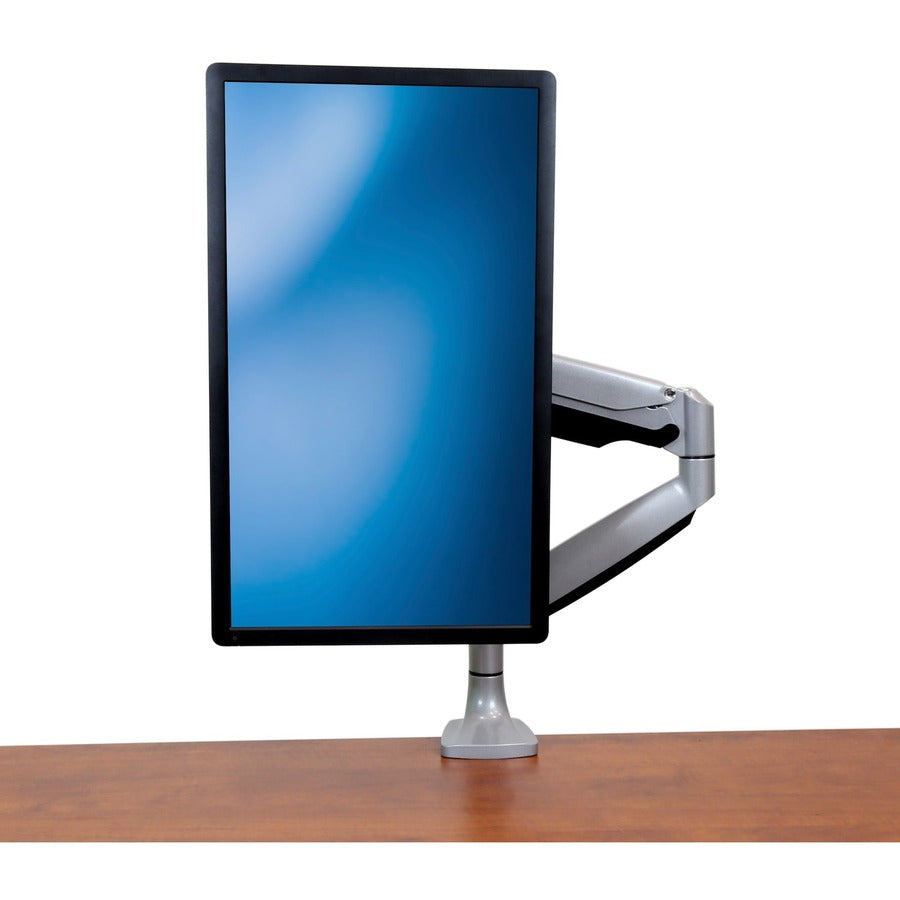 StarTech.com Single Desk Mount Monitor Arm - Full Motion - Articulating - For VESA Mount Monitors up to 34" - Heavy Duty Aluminum - Silver ARMPIVOTHD