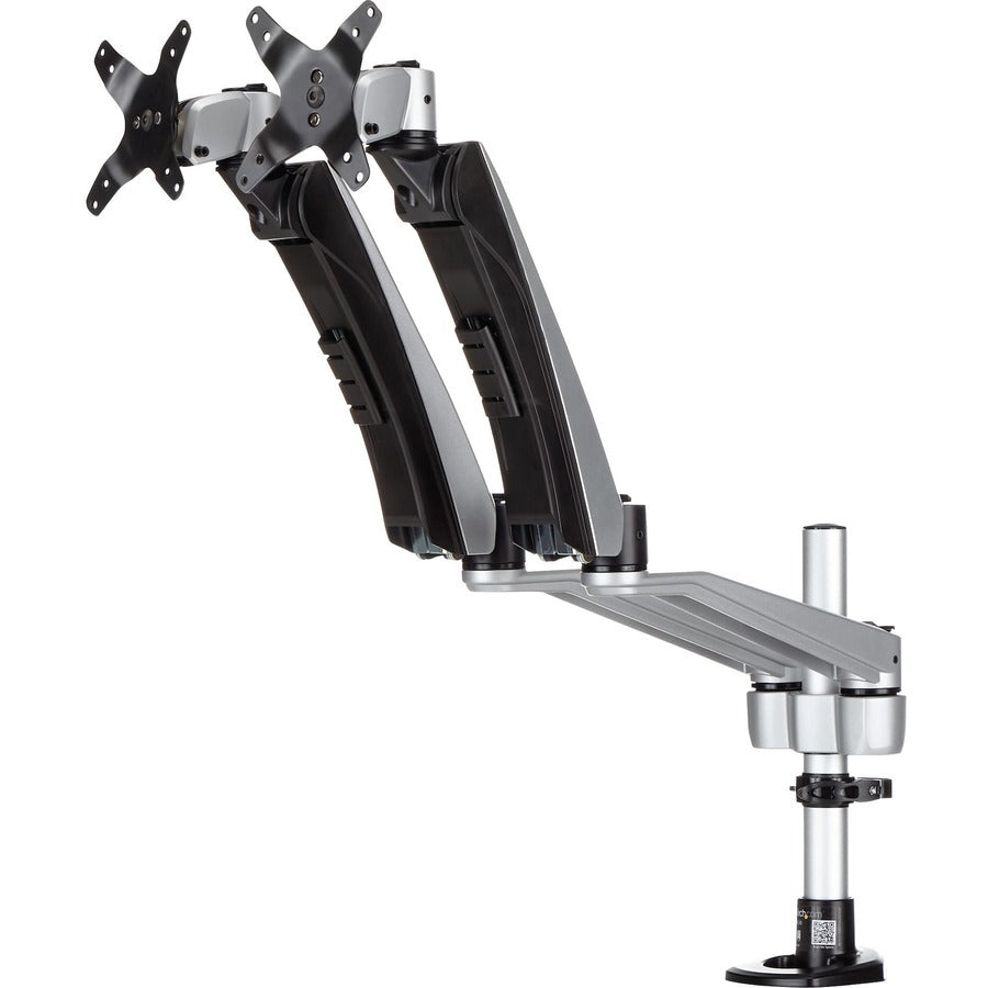 StarTech.com Desk Mount Dual Monitor Arm - Full Motion - Premium Dual Monitor Stand for up to 30" VESA Mount Monitors - Tool-less Assembly ARMDUAL30