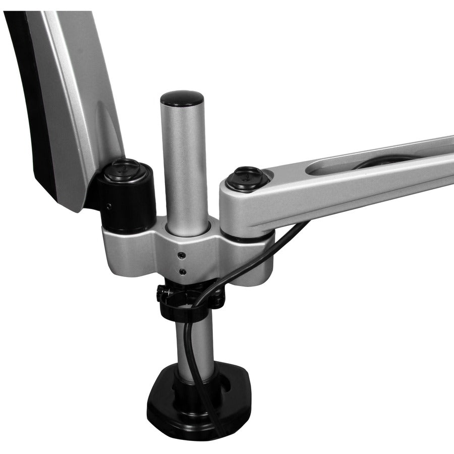 StarTech.com Bras pour double écran de bureau – Mouvement complet – Support double écran haut de gamme pour écrans à montage VESA jusqu'à 30" – Assemblage sans outil ARMDUAL30