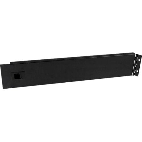 StarTech.com Blanking Panel - 2U - Hinged Rack Panel - 19in - Steel - Black - TAA Compliant - Tool-less Installation RKPNLHS2U