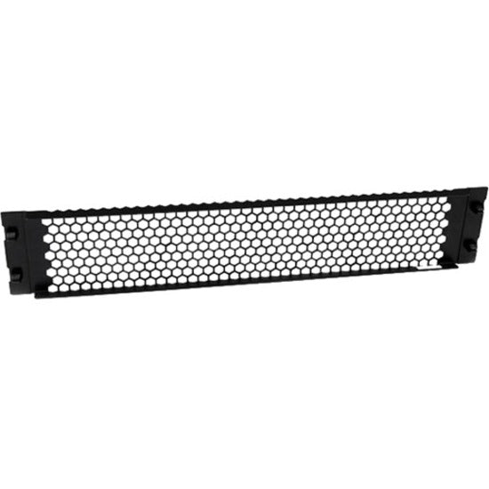 StarTech.com Blanking Panel - 2U - Vented - 19in - Tool-less - Steel - Black - TAA Compliant - Blank Rack Panel - Filler Panel RKPNLTL2UV