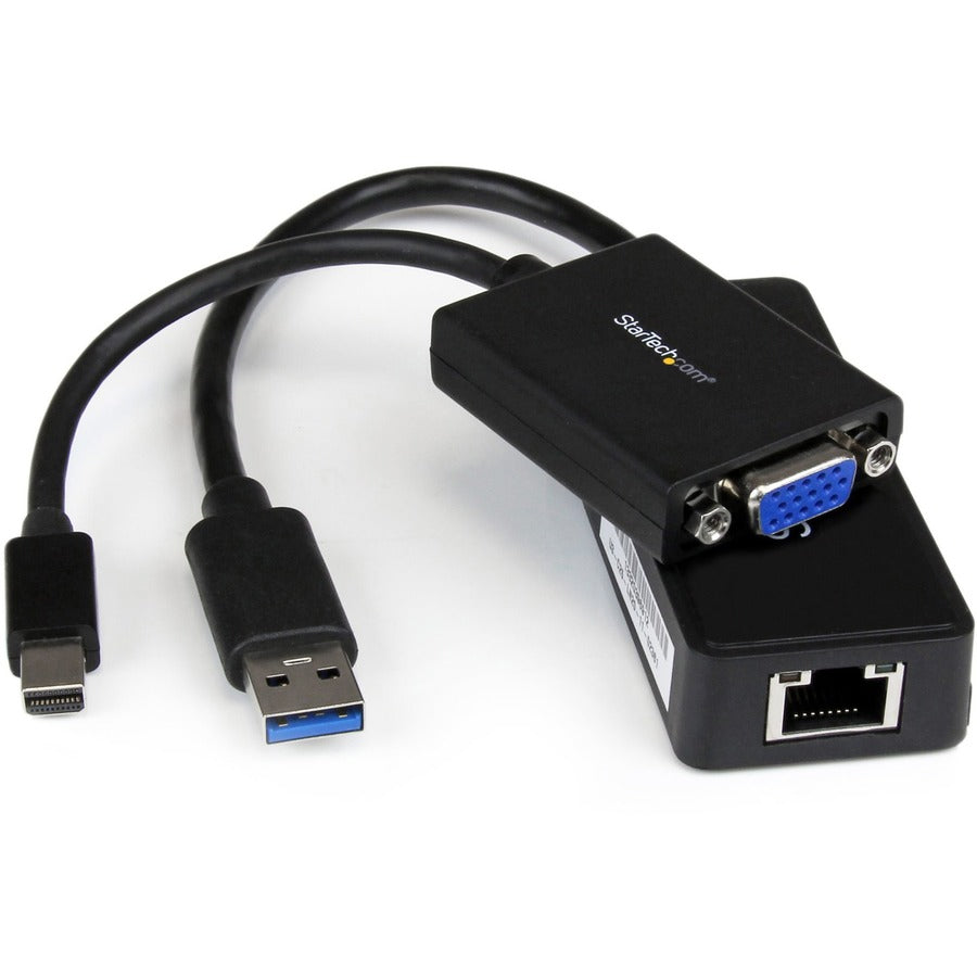 StarTech.com Lenovo ThinkPad X1 Carbon VGA and Gigabit Ethernet Adapter Kit - MDP to VGA - USB 3.0 to GbE LENX1MDPUGBK