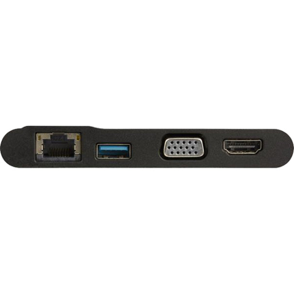 StarTech.com USB-C Multiport Adapter with Wireless Presentation Remote - Mac or Windows - VGA or 4K HDMI - With Gigabit Ethernet - Laptop Docking Station Bundle BNDDKTCHVPRS