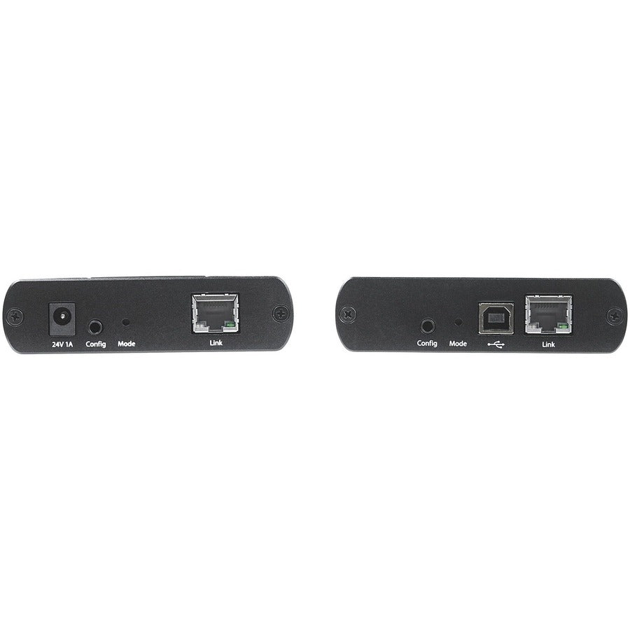 StarTech.com Hub d'extension USB 2.0 4 ports sur câble Ethernet Cat5e ou Cat6 - Kit d'extension USB 2.0 en métal de 330 pieds/100 m - ESD, alimenté, 480 Mbps USB2004EXT2NA