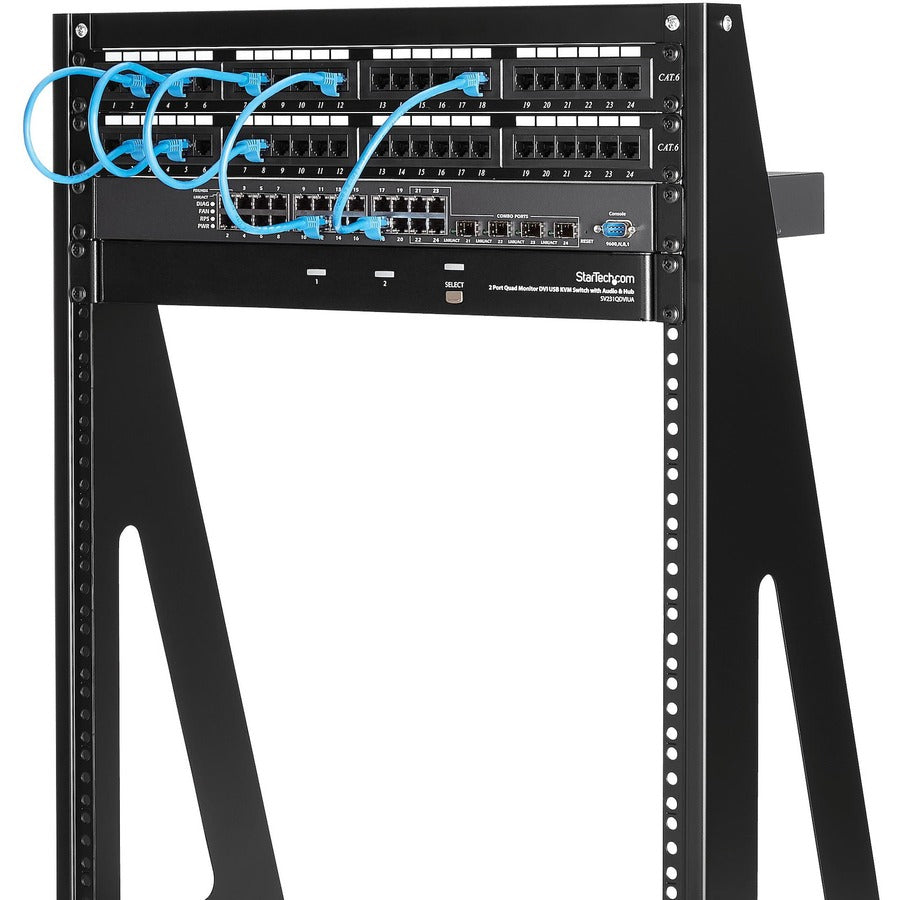 StarTech.com Heavy Duty 2-Post Rack - Open-Frame Server Rack - 16U 2POSTRACK16