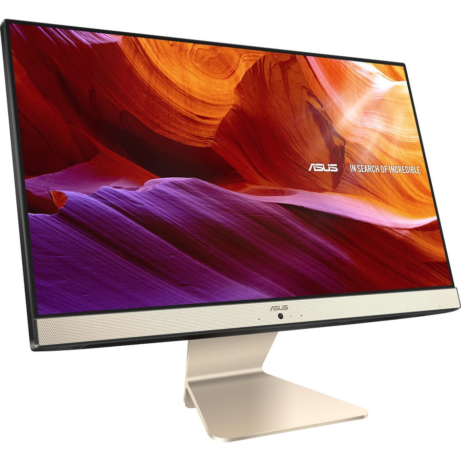 Asus Vivo AiO V222FAK-CP1P-CA All-in-One Computer - Intel Pentium Gold 6405U Dual-core (2 Core) 2.40 GHz - 8 GB RAM DDR4 SDRAM - 256 GB M.2 PCI Express NVMe SSD - 21.5" Full HD 1920 x 1080 - Desktop - Black V222FAK-CP1P-CA