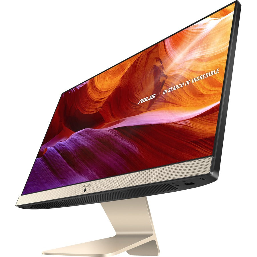 Asus Vivo AiO V222FAK-CP1P-CA All-in-One Computer - Intel Pentium Gold 6405U Dual-core (2 Core) 2.40 GHz - 8 GB RAM DDR4 SDRAM - 256 GB M.2 PCI Express NVMe SSD - 21.5" Full HD 1920 x 1080 - Desktop - Black V222FAK-CP1P-CA