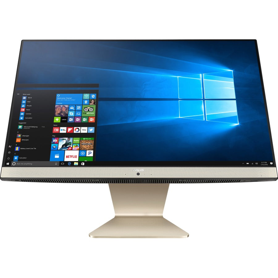 Asus Vivo AiO V222FAK-CP1P-CA All-in-One Computer - Intel Pentium Gold 6405U Dual-core (2 Core) 2.40 GHz - 8 GB RAM DDR4 SDRAM - 256 GB M.2 PCI Express NVMe SSD - 21.5" Full HD 1920 x 1080 - Desktop - Black V222FAK-CP1P-CA