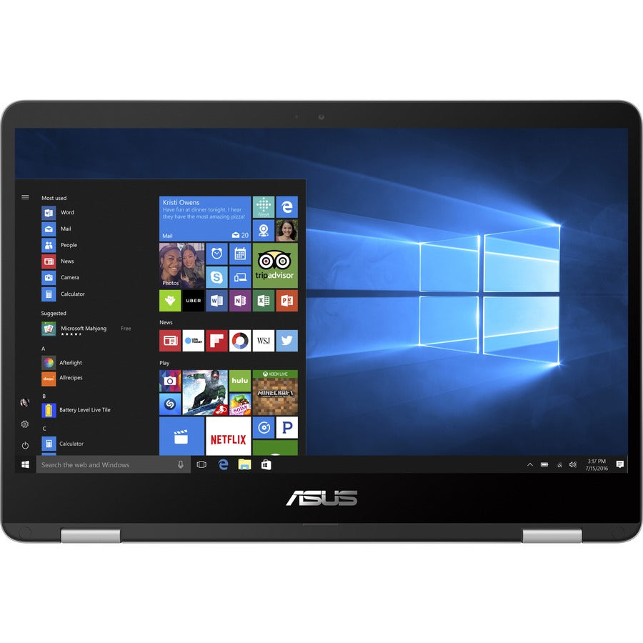 Asus VivoBook Flip 14 J401MA J401MA-SS01-CB Ordinateur portable à écran tactile 14" - HD - 1366 x 768 - Intel Celeron N4000 Dual-core (2 Core) 1,10 GHz - 4 Go de RAM - 64 Go de mémoire flash J401MA-SS01-CB