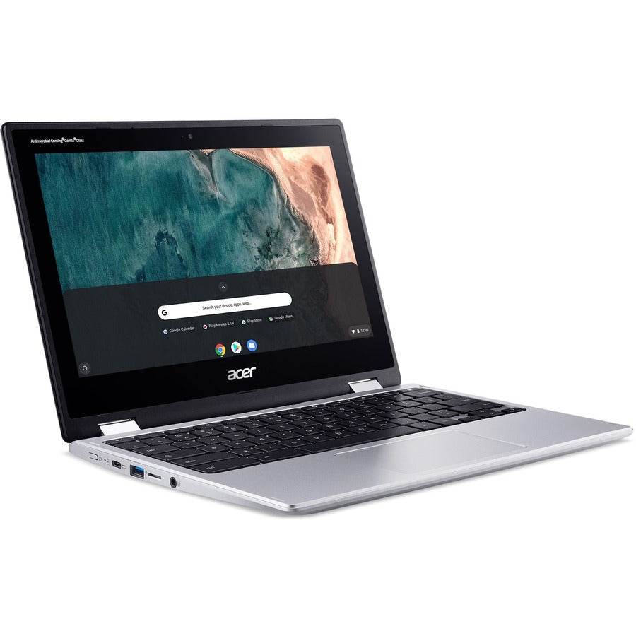 Acer Chromebook Spin 311 CP311-2H CP311-2H-C769 11.6" Touchscreen 2 in 1 Chromebook - HD - 1366 x 768 - Intel Celeron N4120 Quad-core (4 Core) 1.10 GHz - 4 GB RAM - 32 GB Flash Memory - Pure Silver NX.HKKAA.008