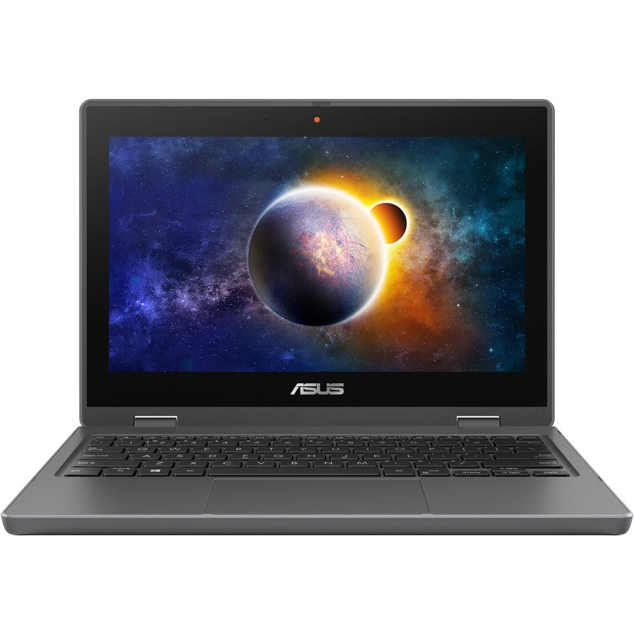 Asus BR1100F BR1100FKA-YS02T 11.6" Touchscreen Rugged Notebook - HD - 1366 x 768 - Intel Celeron N4500 Dual-core (2 Core) 1.10 GHz - 4 GB RAM - 64 GB Flash Memory - Dark Gray BR1100FKA-YS02T