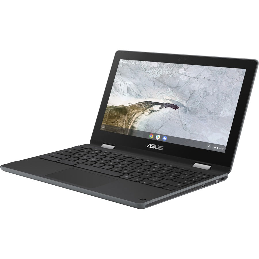 Asus Chromebook Flip C214 C214MA-C1R-CA 11.6" Touchscreen Rugged 2 in 1 Chromebook - HD - 1366 x 768 - Intel Celeron N4020 Dual-core (2 Core) 1.10 GHz - 4 GB RAM - 32 GB Flash Memory - Dark Gray C214MA-C1R-CA