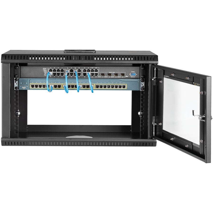 StarTech.com 6U 19" Wallmount Server Rack Cabinet Acrylic Door RK619WALL