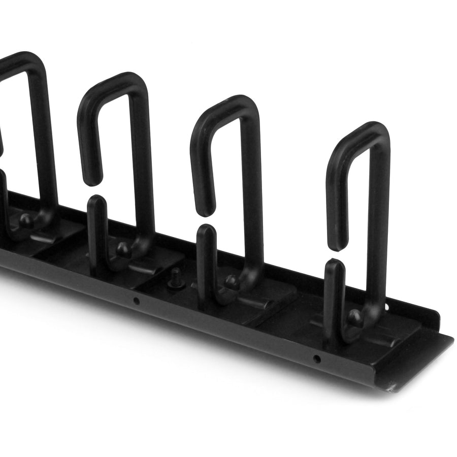 StarTech.com Vertical Cable Organizer with D-Ring Hooks - Vertical Cable Management Panel - 0U - 6 ft. CMVER40UD