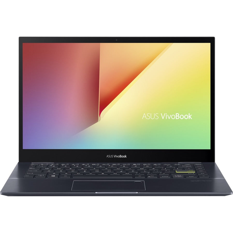 Asus VivoBook Flip 14 TM420 TM420UA-DS71T-CA 14" Touchscreen 2 in 1 Notebook - Full HD - 1920 x 1080 - AMD Ryzen 7 5700U Octa-core (8 Core) 1.80 GHz - 8 GB RAM - 512 GB SSD - Bespoke Black TM420UA-DS71T-CA
