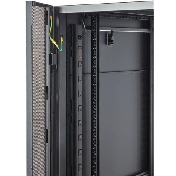 StarTech.com Armoire rack de serveur 42U 19" / 4 montants réglables de profondeur 3-35" Boîtier ventilé pour équipement informatique/réseau de données à verrouillage mobile avec roulettes RK4242BK24