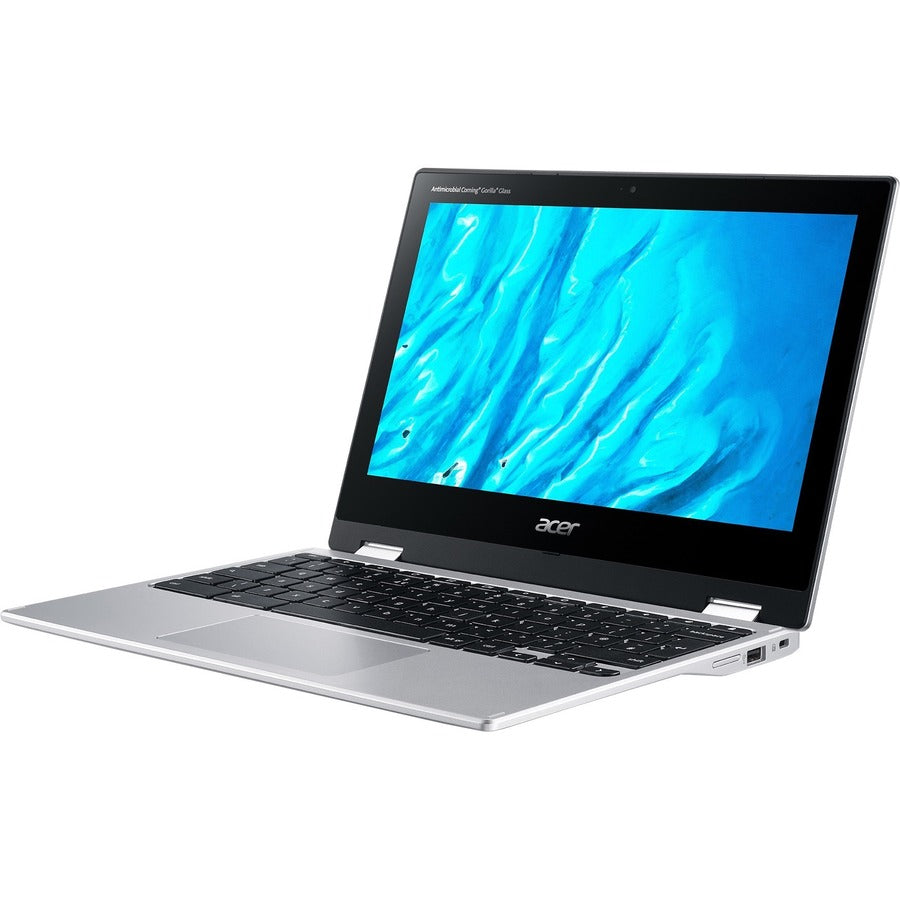 Acer Chromebook Spin 311 CP311-3H CP311-3H-K5V3 Écran tactile 11,6" Chromebook 2 en 1 - HD - 1366 x 768 - ARM Cortex A73 2 GHz + Cortex A53 2 GHz - 4 Go RAM - 32 Go Mémoire Flash - Pure Silver NX. HUVAA.009