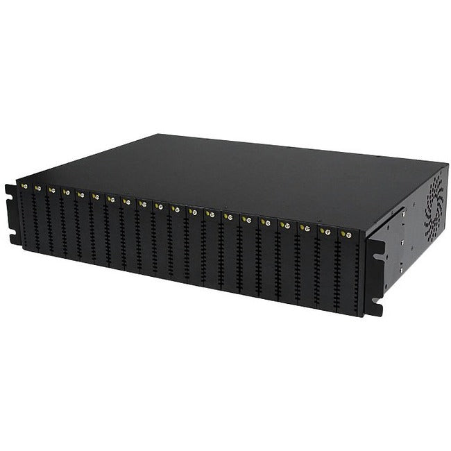 StarTech.com Châssis de convertisseur de média à montage en rack 2U à 20 emplacements pour ET Series 2 ETCHS2U