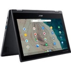Acer Chromebook Spin 511 R752T R752T-C5PB Écran tactile 11,6" Chromebook 2 en 1 - HD - 1366 x 768 - Intel Celeron N4020 Dual-core (2 Core) 1,10 GHz - 4 Go RAM - 32 Go Mémoire Flash - Shale Black NX.HPWAA. 001