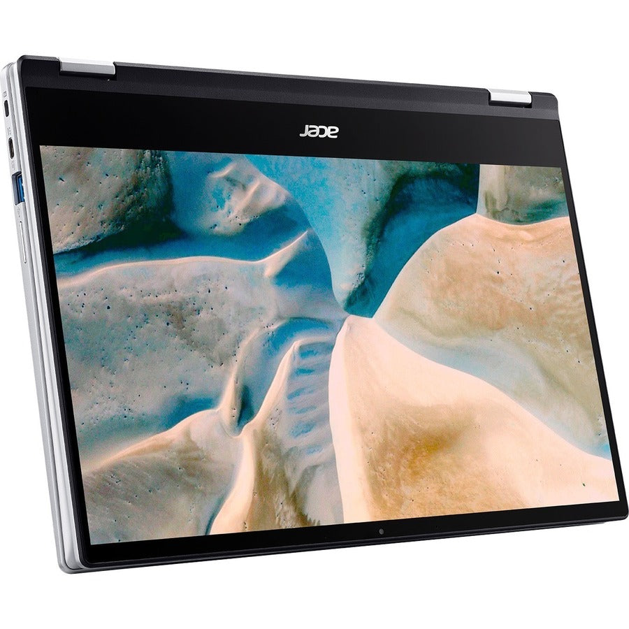 Acer Chromebook Spin 514 CP514-1H CP514-1H-R8AL Écran tactile 14" Chromebook 2 en 1 - Full HD - 1920 x 1080 - AMD Athlon Silver 3050C Dual-core (2 Core) 2,30 GHz - 4 Go de RAM - 64 Go de mémoire Flash - Argent pur NX.A4AAA.003