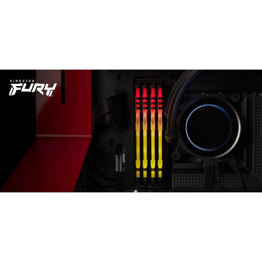 Kingston FURY Beast 32GB (4 x 8GB) DDR4 SDRAM Memory Kit KF432C16BBAK4/32