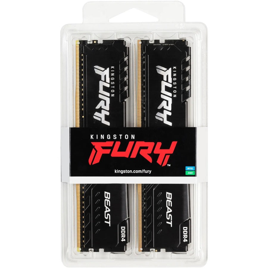 Kit de mémoire SDRAM DDR4 Kingston FURY Beast 64 Go (2 x 32 Go) KF430C16BBK2/64