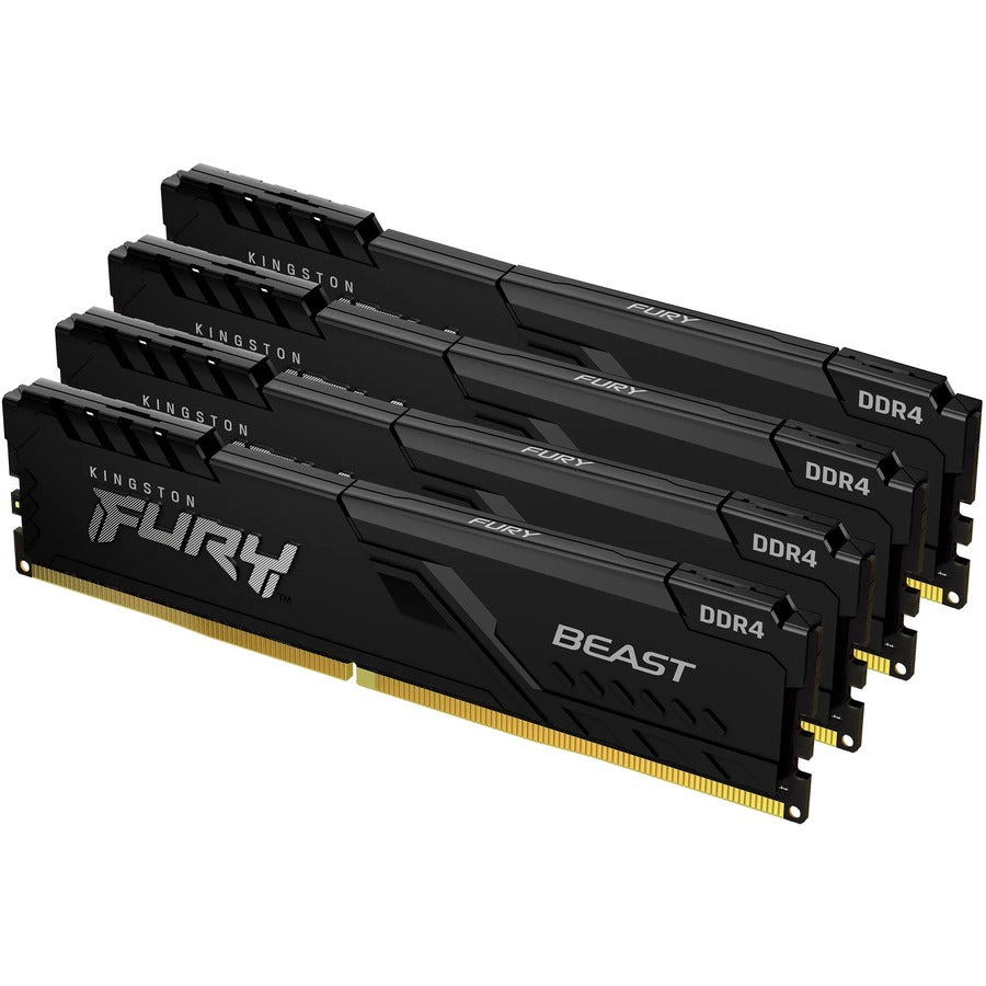 Kit de mémoire SDRAM DDR4 Kingston FURY Beast 16 Go (4 x 4 Go) KF426C16BBK4/16