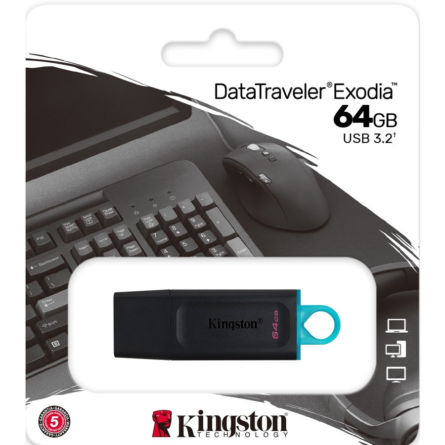 Kingston DataTraveler Exodia Clé USB 3.2 (Gen 1) Type A 64 Go DTX/64GBCL