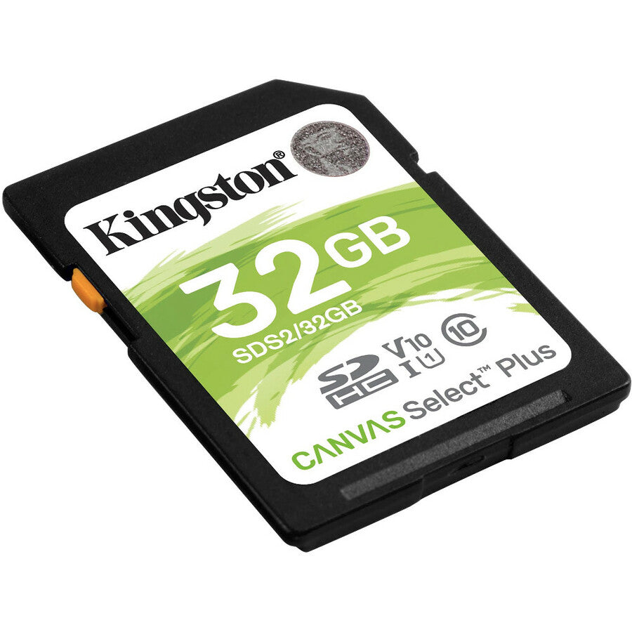 Kingston Canvas Select Plus 32 GB Class 10/UHS-I (U1) SDHC - 1 Pack SDS2/32GB
