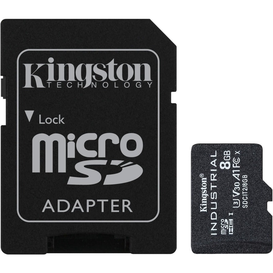 Kingston Industrial 8 Go Classe 10/UHS-I (U3) V30 microSDHC SDCIT2/8 Go