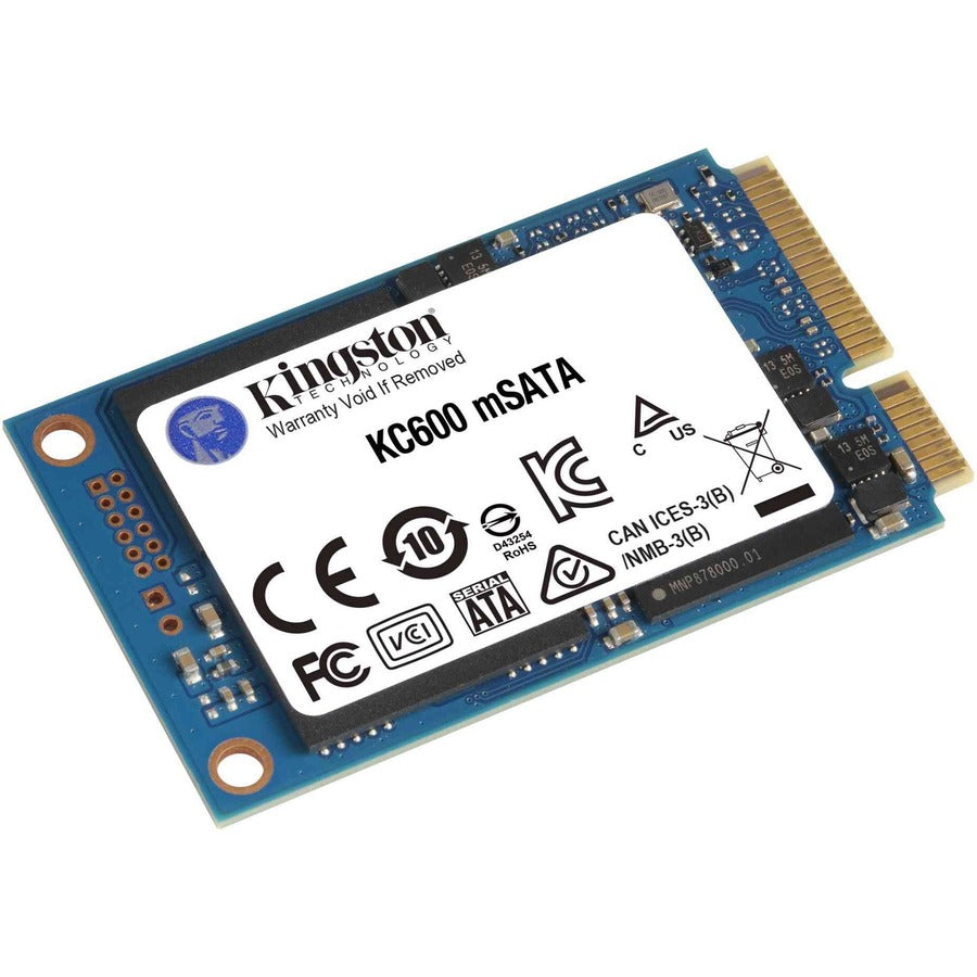 Disque SSD Kingston KC600 512 Go - mSATA interne - SATA (SATA/600) SKC600MS/512G