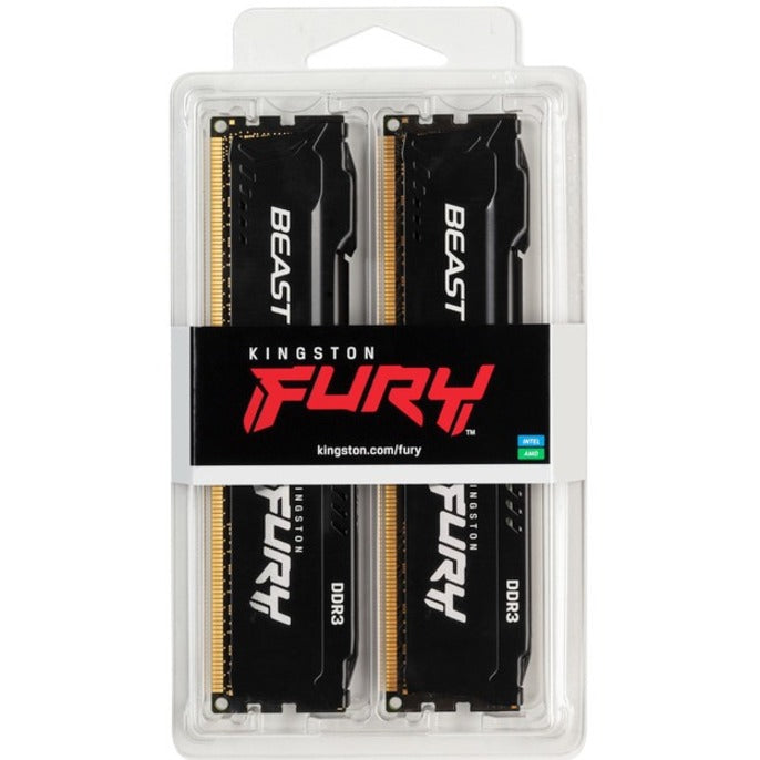 Kit de mémoire SDRAM DDR3 Kingston FURY Beast 16 Go (2 x 8 Go) KF316C10BBK2/16