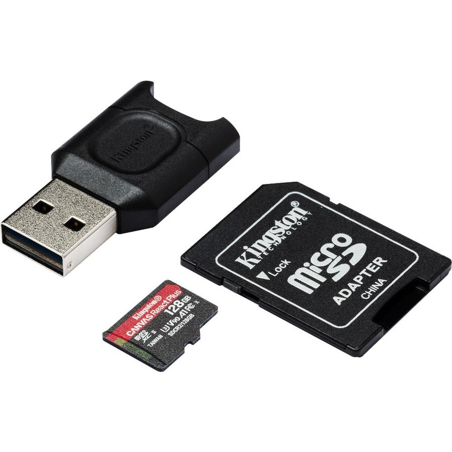 Kingston Canvas React Plus 128 GB Class 10/UHS-II (U3) microSDXC MLPMR2/128GB