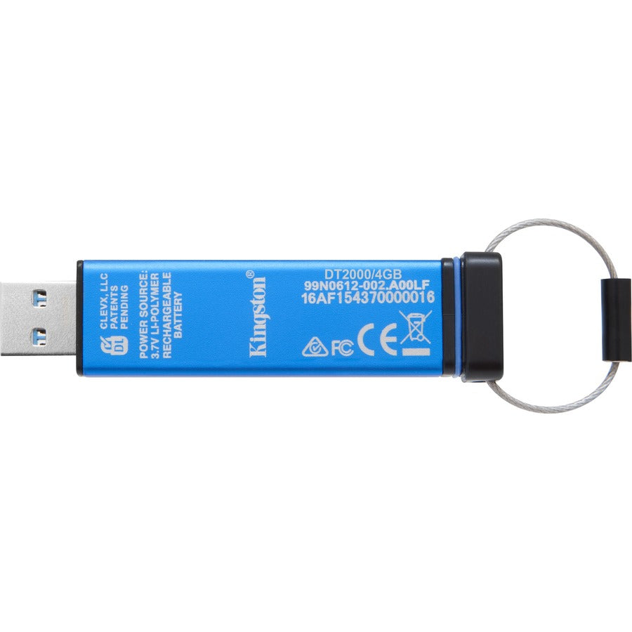 Kingston 4GB DataTraveler 2000 USB 3.1 Flash Drive DT2000/4GB