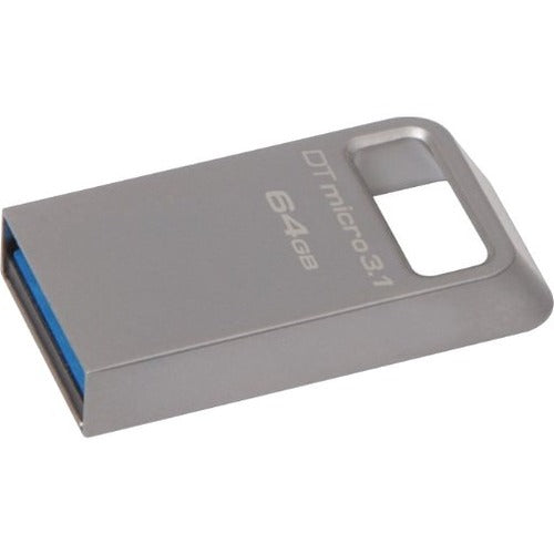 Kingston 128GB DTMicro USB 3.1/3.0 Type-A Metal Ultra-Compact Flash Drive DTMC3/128GB