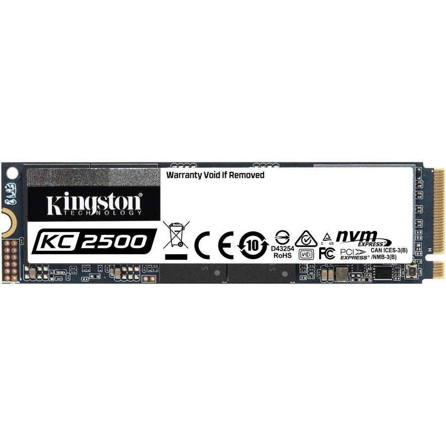 Disque SSD Kingston KC2500 250 Go - M.2 2280 interne - PCI Express NVMe (PCI Express NVMe 3.0 x4) SKC2500M8/250G