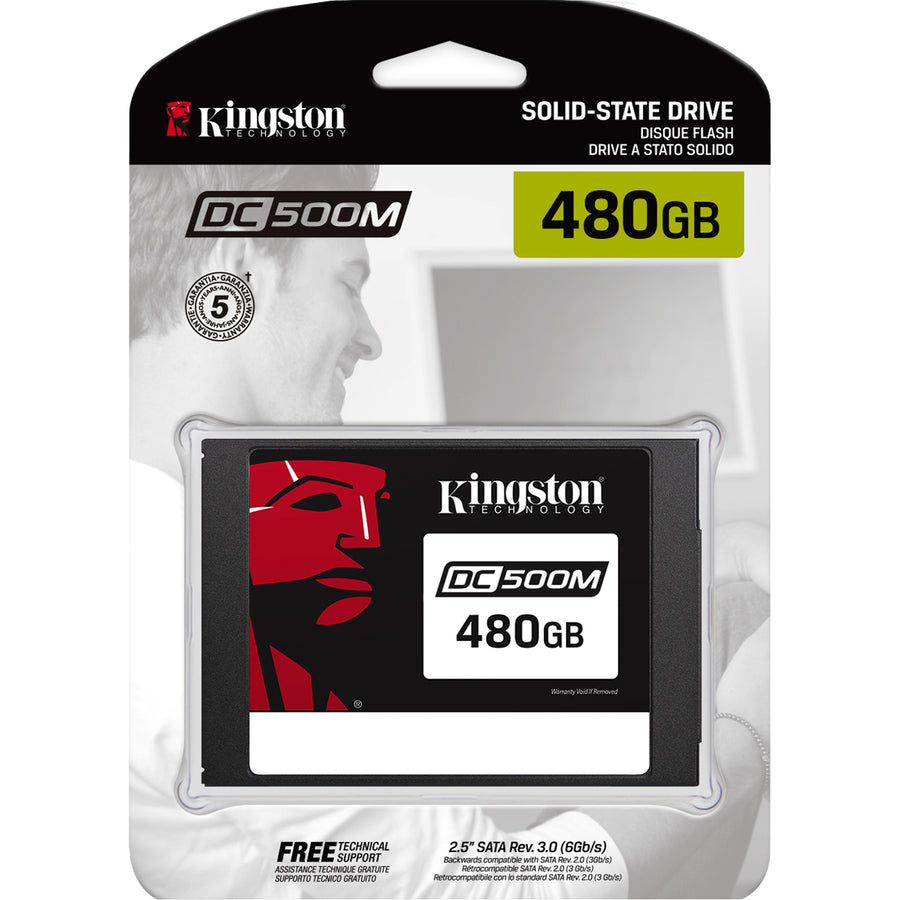 Kingston Enterprise SSD DC500M (usage mixte) 480 Go SEDC500M/480G