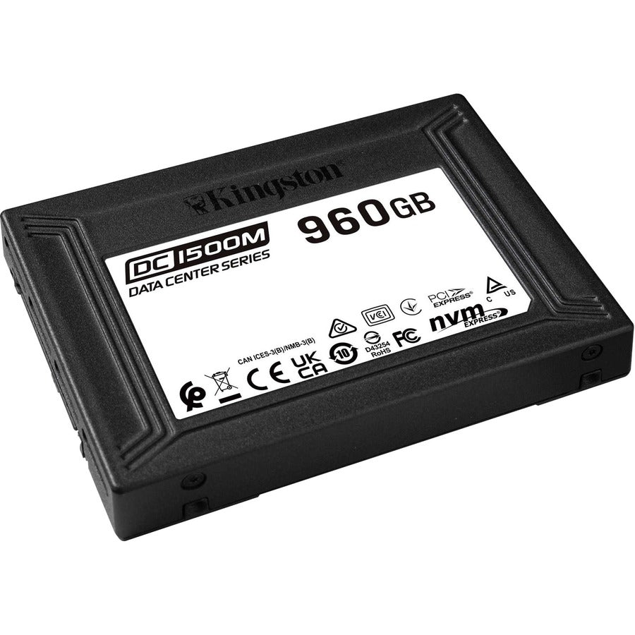 Kingston DC1500M 960 GB Solid State Drive - 2.5" Internal - U.2 (PCI Express NVMe 3.0 x4) - Mixed Use SEDC1500M/960G