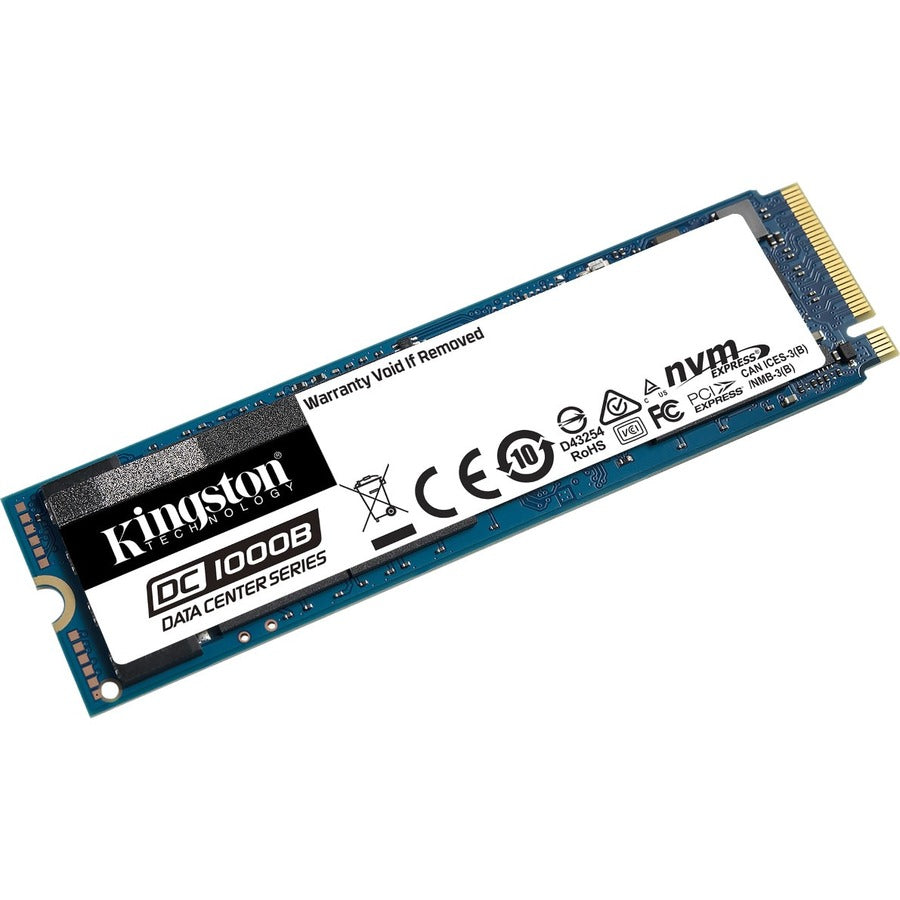 Kingston DC1000B 480 GB Solid State Drive - M.2 2280 Internal - PCI Express NVMe (PCI Express NVMe 3.0 x4) SEDC1000BM8/480G