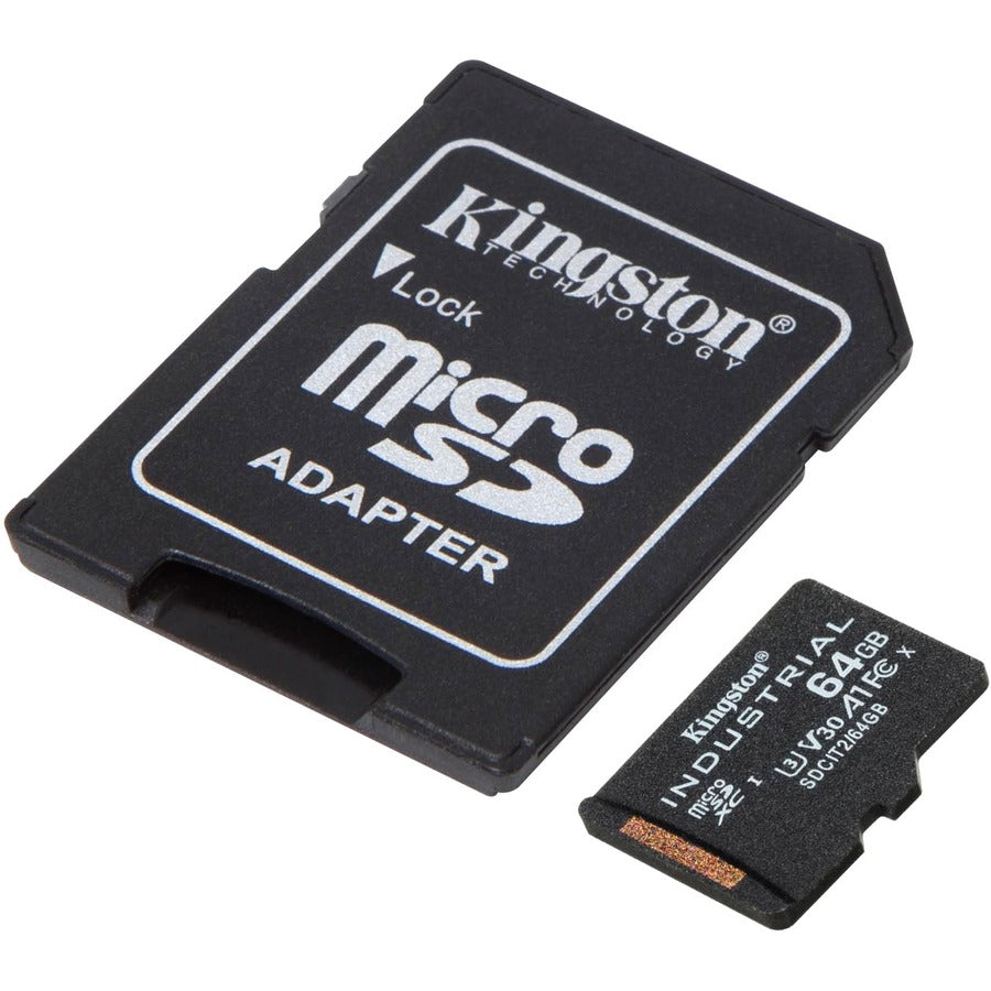 Kingston Industrial 64 GB Class 10/UHS-I (U3) V30 microSDXC SDCIT2/64GB