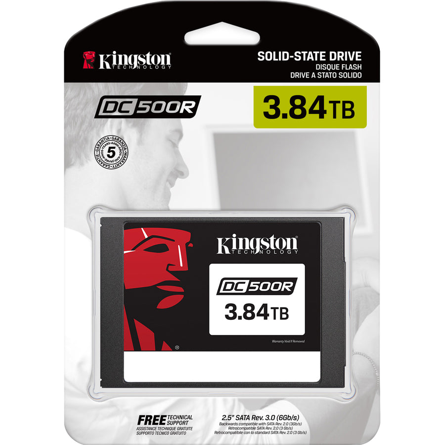 Kingston Enterprise SSD DC500R (lecture centrée) 3,8 To SEDC500R/3840G