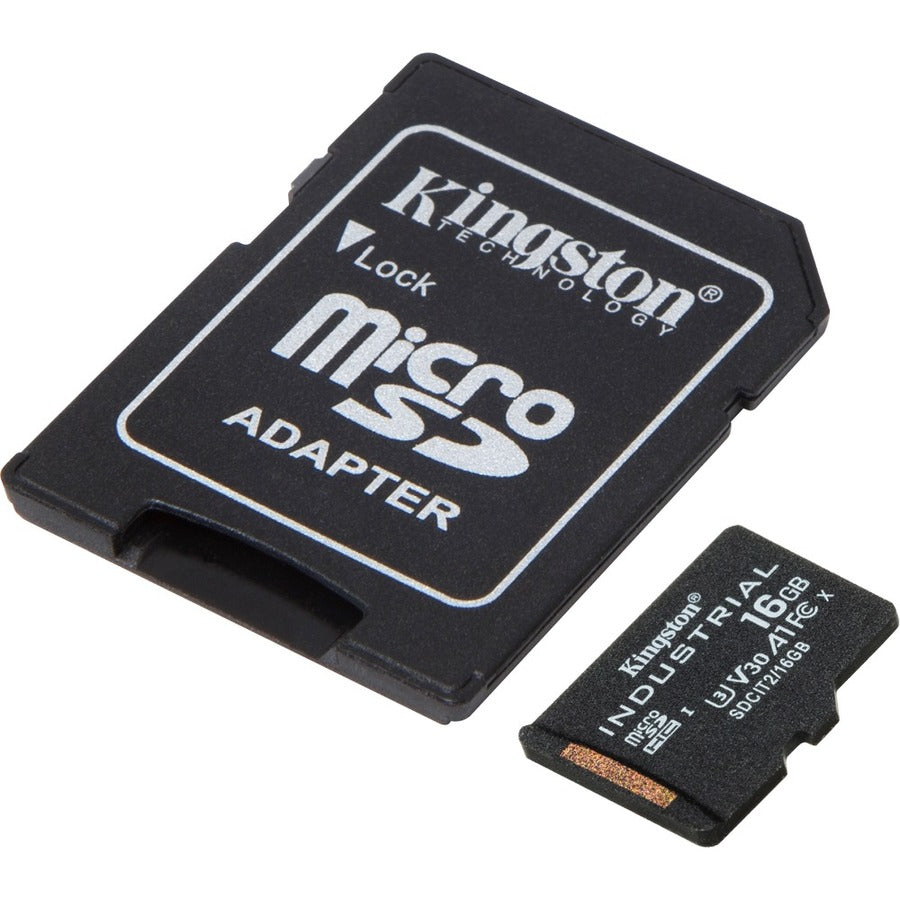 Kingston Industrial 16 GB Class 10/UHS-I (U3) V30 microSDHC SDCIT2/16GB