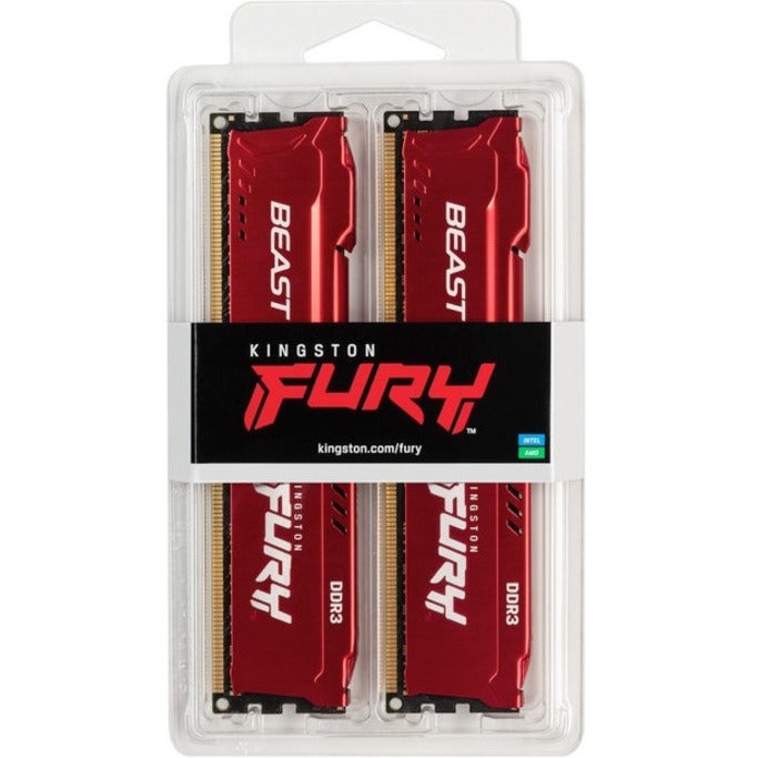 Kingston FURY Beast 16GB (2 x 8GB) DDR3 SDRAM Memory Kit KF316C10BRK2/16