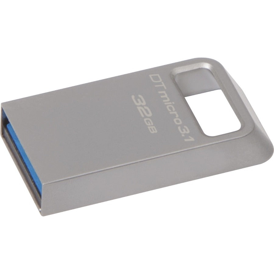 Kingston 32GB DTMicro USB 3.1/3.0 Type-A Metal Ultra-compact Flash Drive DTMC3/32GB